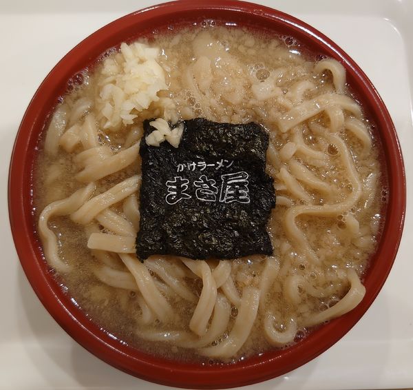「極太麺 A麺 醤油 並(380円)」@かけラーメン まさ屋 池袋店の写真