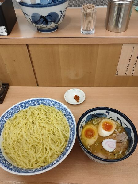 「得製つけめん大盛」@中華そば 青葉 船橋店の写真