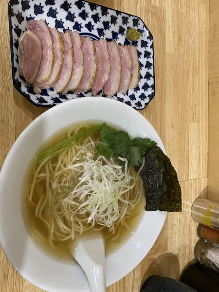 「鴨そば（塩）980円」@中華そば You Leeの写真