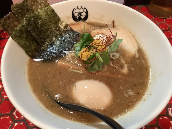 「魚介醤油らあめん 900円」@京つけめん つるかめ 本店の写真