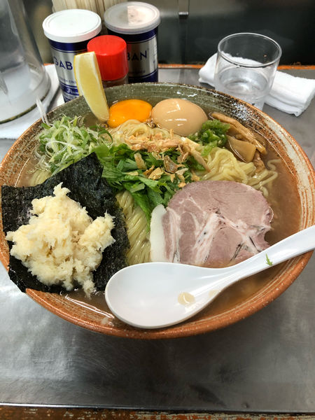 「黒毛和牛牛骨冷やしまぜそば大盛り＋帆立ディップ」@覆麺 智の写真