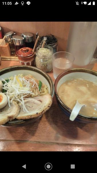 「塩つけ麺」@俺流塩らーめん 渋谷三丁目店の写真