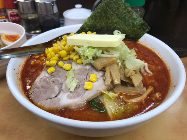 「味噌オロチョンラーメン辛さ15倍」@赤レンガの写真