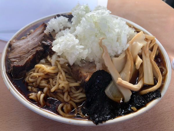 「ラーメン大＋薬味」@梅乃家の写真