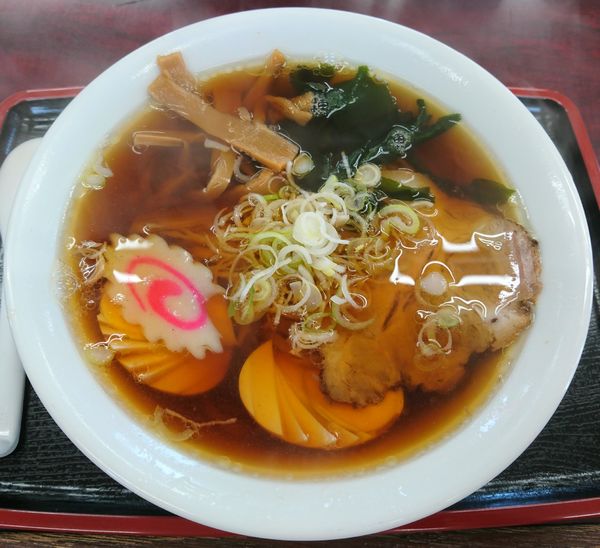 「ら〜めん＋煮玉子」@青竹手打ち佐野らーめん たけざわの写真