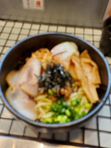 「男味　油そば」@油そば 雷神 市川店の写真