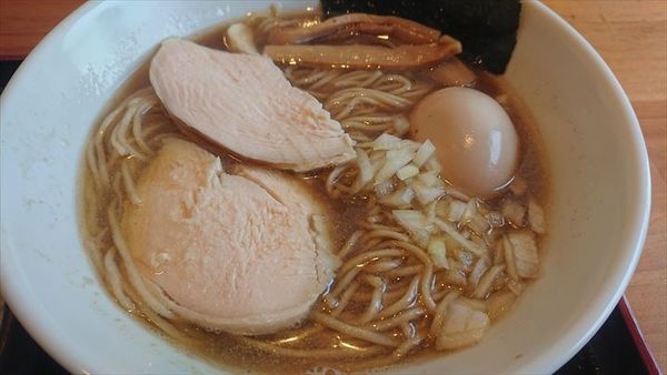 「味玉鶏煮干しらーめん」@麺家 一鶴の写真