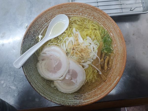 「弟子日　覆面ラーメン阿波尾鶏豚骨乾物煮干し」@覆麺 智の写真