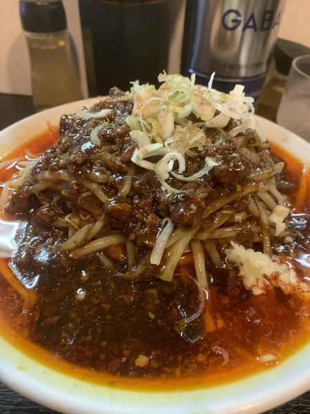 「「限定」辣泥麺」@豚星。の写真