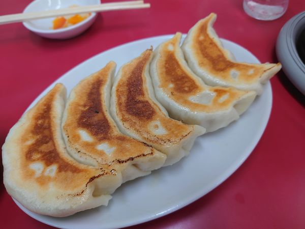 「餃子5コ460円＋ラーメン800円＋ビール」@一品香 小山の写真