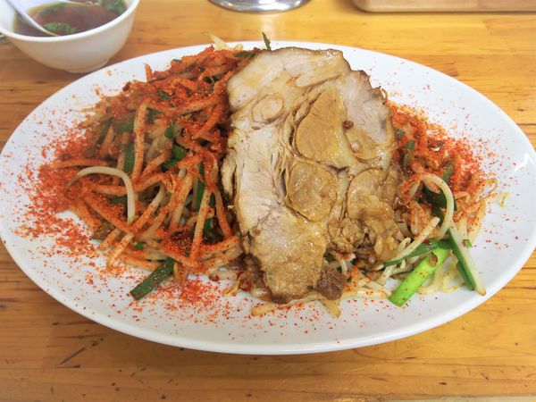 「皿台湾￥750＋チャーシュー1枚￥180＋Bセット￥280」@人生餃子の写真