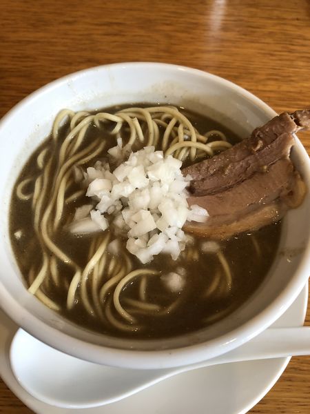 「煮干そば(並150g)500円」@煮干そば とみ田の写真