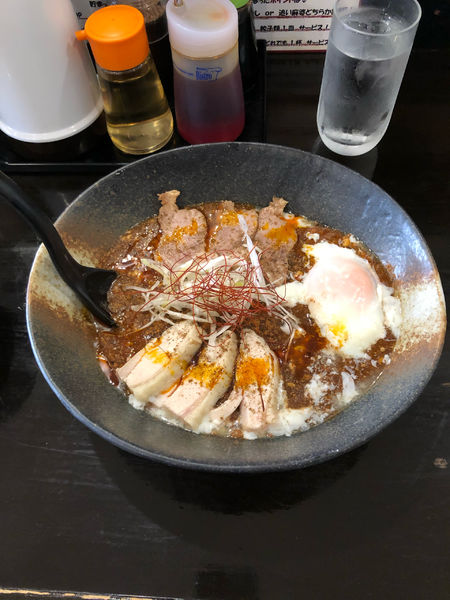 「麻婆まぜそば　大盛り(ライス付き) 900円」@麻婆まぜそば 麻ぜろうの写真