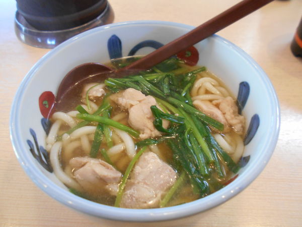 「とりネギうどん」@まねき 姫原店の写真