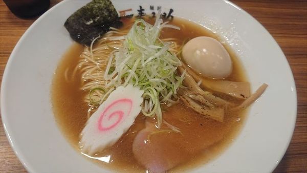 「味玉煮干し中華そば」@麺匠 麦之助の写真