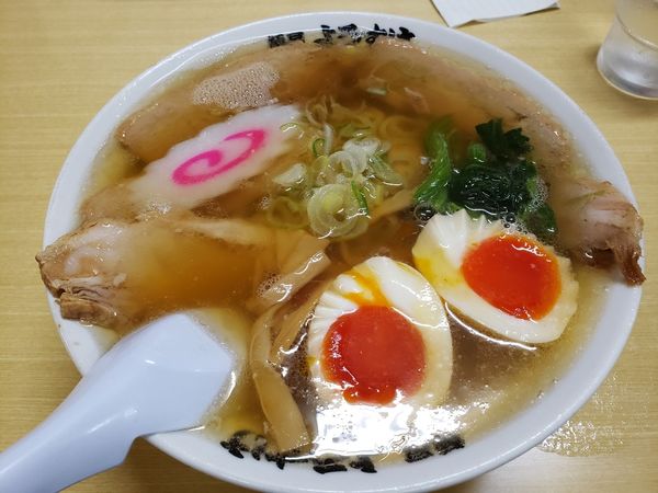 「チャーシューメン+味玉」@麺屋 ようすけの写真