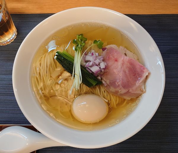 「味玉白中華(850円)」@中華そば 心の写真