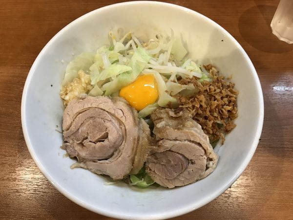 「汁なし 麺半分 880円」@ラーメンBoo Boo太郎。の写真