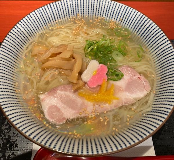 「【限定】冷やし鯛塩そば　９００円」@鯛塩そば 灯花 ラゾーナ川崎プラザ店の写真
