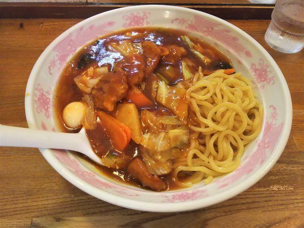 「肉スタミナ冷やしメン￥750」@ラーメン 現代の写真