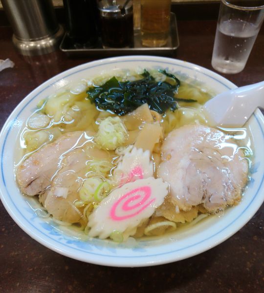 「ワンタンチャーシュー麺」@手打ちラーメン 恒の写真
