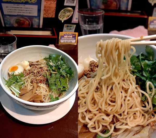 「『冷やし台湾ラーメン+大盛+パクチー』」@元祖名古屋 台湾ラーメン 味世 石神井公園店の写真