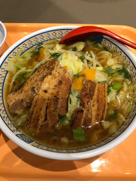 「炙り焼豚ラーメン」@どうとんぼり神座 有明ガーデン店の写真
