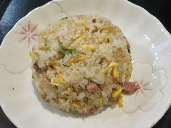 「エビ天ラーメン（780円）＋半チャーハン（300円）セット」@中国料理 白楽の写真