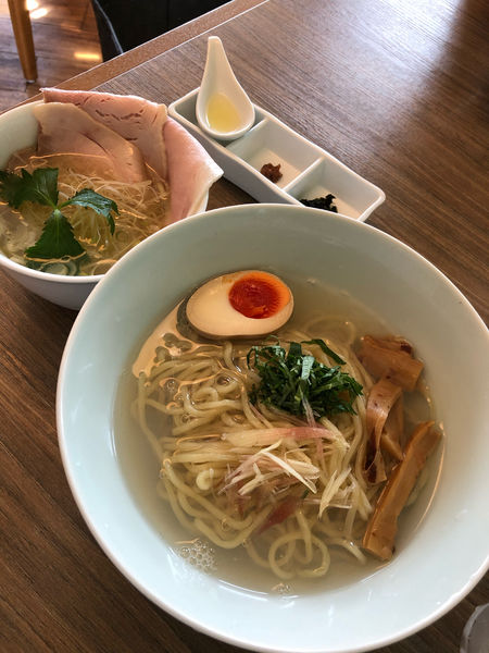 「特製蜆昆布水つけ麺（塩）」@中華そば 和渦 TOKYOの写真