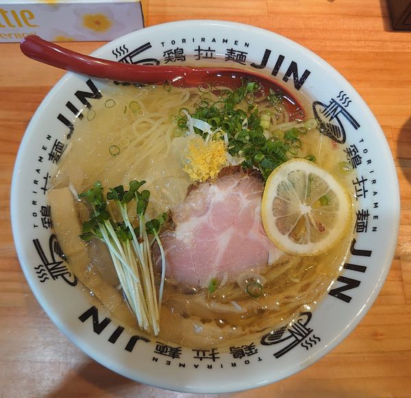 「冷やし拉麺(860円)」@鶏拉麺JINの写真