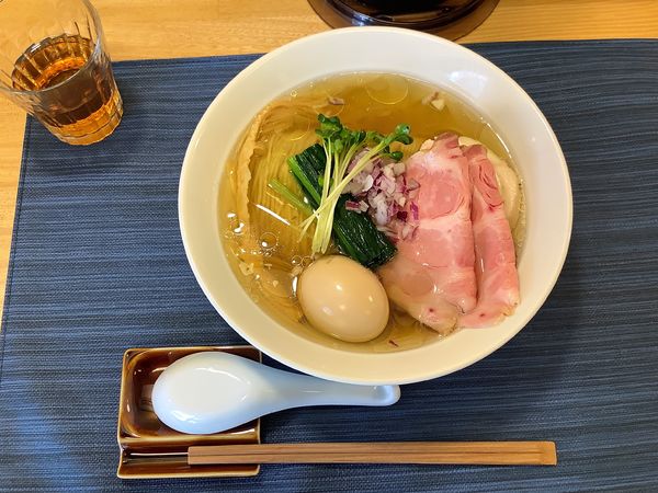 「特製白中華+特製肉ご飯」@中華そば 心の写真