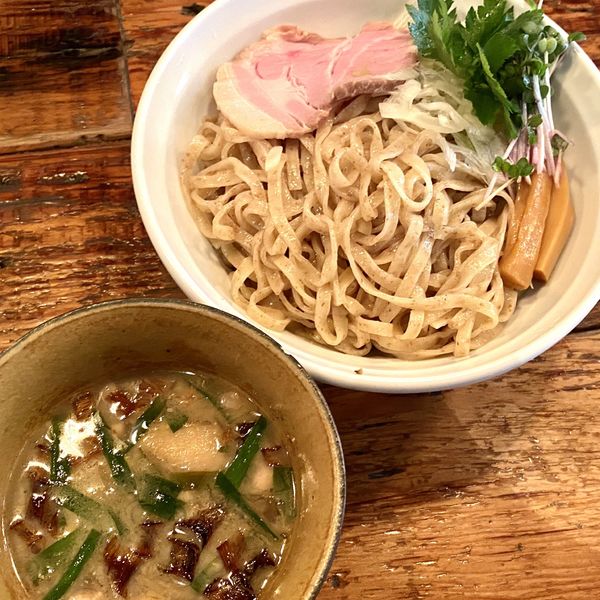 「鴨つけめん」@鶏そば HIBARIの写真