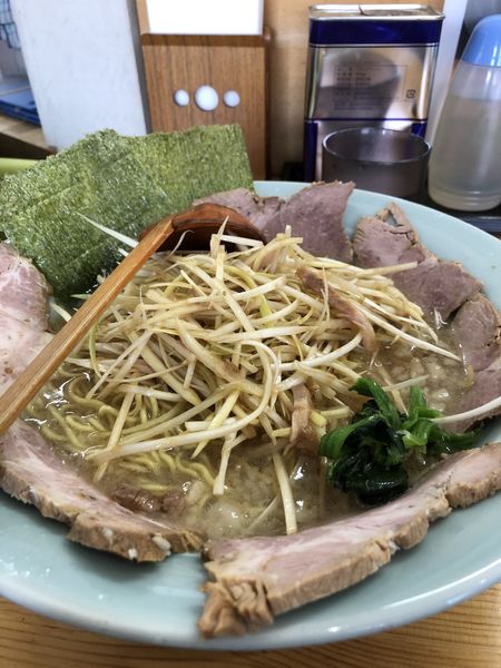 「ネギチャーシュー硬め多め濃め」@ラーメンショップ 椿 上彦川戸店の写真