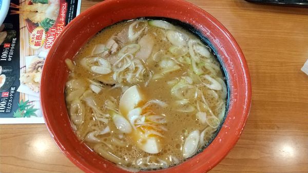 「濃厚味噌らーめん429円」@くら寿司 清瀬店の写真