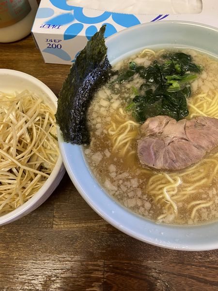 「ラーメン＋ネギ丼」@ラーメンショップ 厚木店の写真