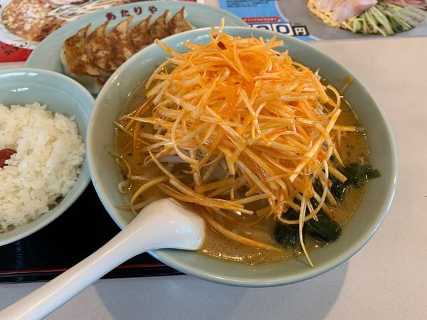 「ネギラーメン 味噌 ネギW」@ラーメン道楽の店 あたりやの写真