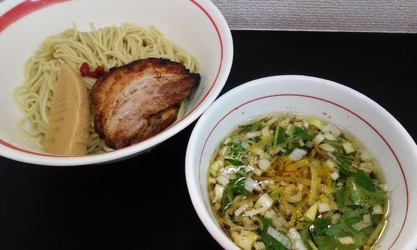 「アゴだしつけ麺」@自家製麺SHINの写真