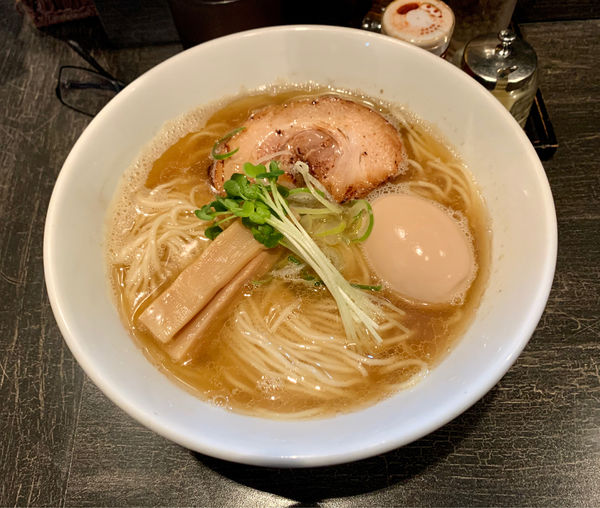 「味玉煮干しそば」@煮干しそば 虎愼 八幡山店の写真