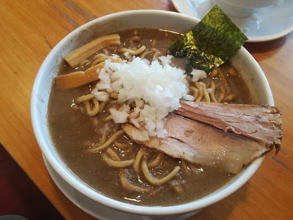 「煮干どろそば　大盛」@煮干そば とみ田の写真