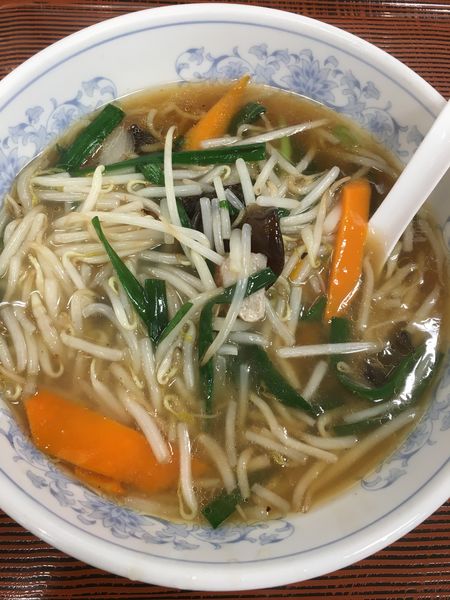 「もやしラーメン0.5玉539円」@ぎょうざの満洲 草加西口店の写真