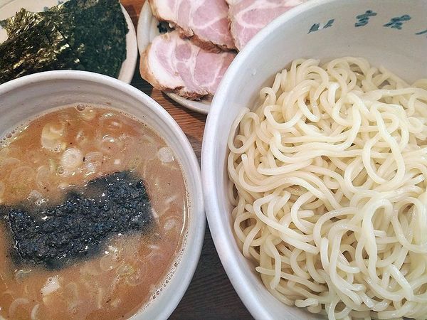 「味玉つけ麺＋チャーシュー＋のり」@麺屋吉左右の写真