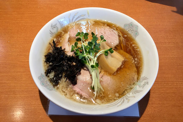 「所沢醤油生姜らーめん 800円」@㐂九八 ～garage～の写真