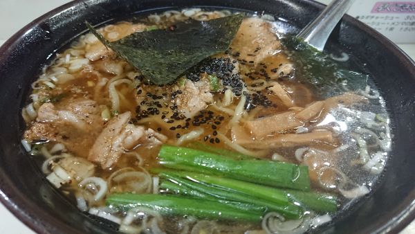 「十八番らーめん(スタミナ)」@手もみらーめん 十八番 北坂戸店の写真