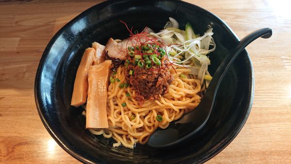 「さんままぜそば　８００円」@魚骨ラーメン 鈴木さんの写真