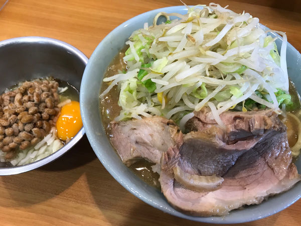 「小(790円)+ntt(150円)」@ラーメン二郎 八王子野猿街道店2の写真