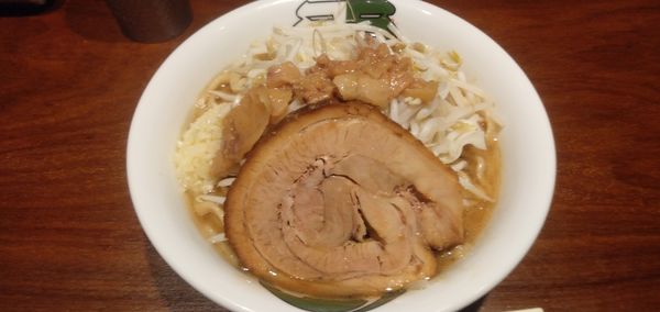 「雷そば並」@ラーメン 雷 東京本丸店の写真