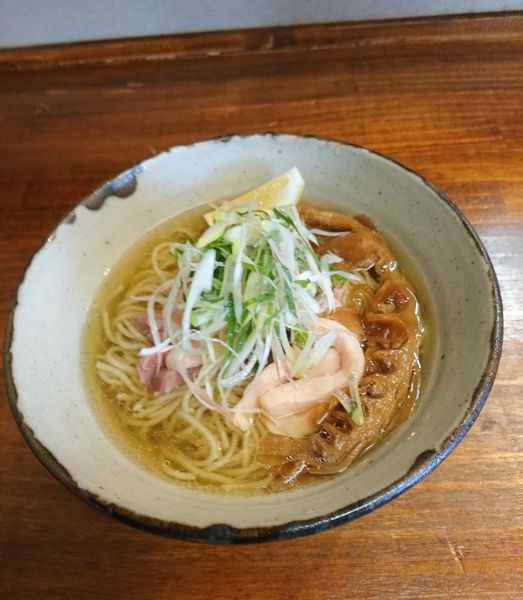 「アゴ冷やしらーめん」@塩らーめん 千茶屋の写真