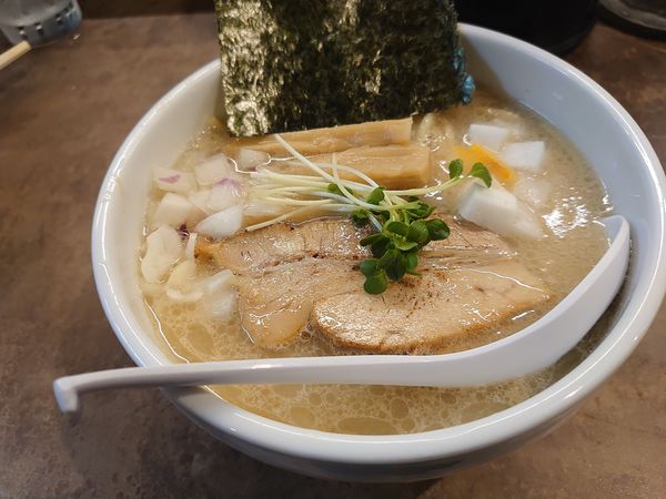 「濃厚ホタテそば」@NOODLE VOICEの写真