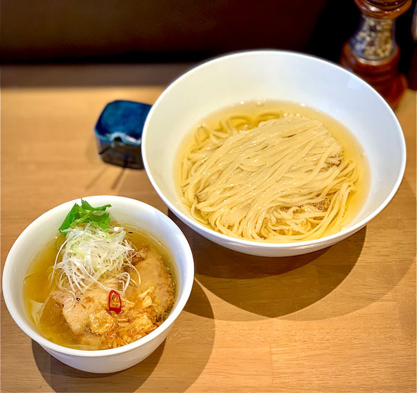 「鰹昆布水つけ麺(塩)」@らぁ麺や 嶋の写真