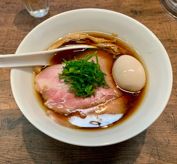 「味玉醤油蕎麦」@神保町黒須の写真